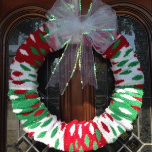 pinterest diy sock wreath holiday decoration decor