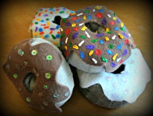 play food donuts sprinkles iceds diy 