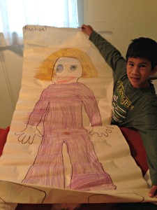 life size paper doll throwback thursday
