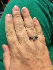 my life such as it is repurposed wedding rings right hand diamond 